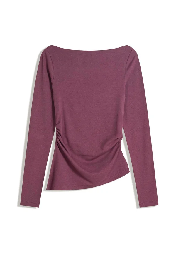 LONG SLEEVE - ASYMMETRIC - Long sleeved top - mauve