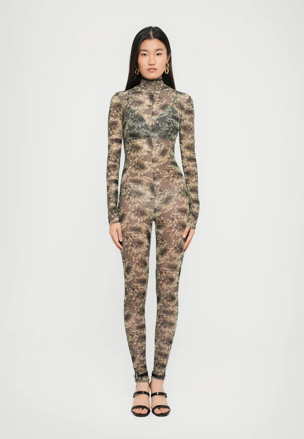 LONG SLEEVE CATSUIT - Jumpsuit - multi-coloured