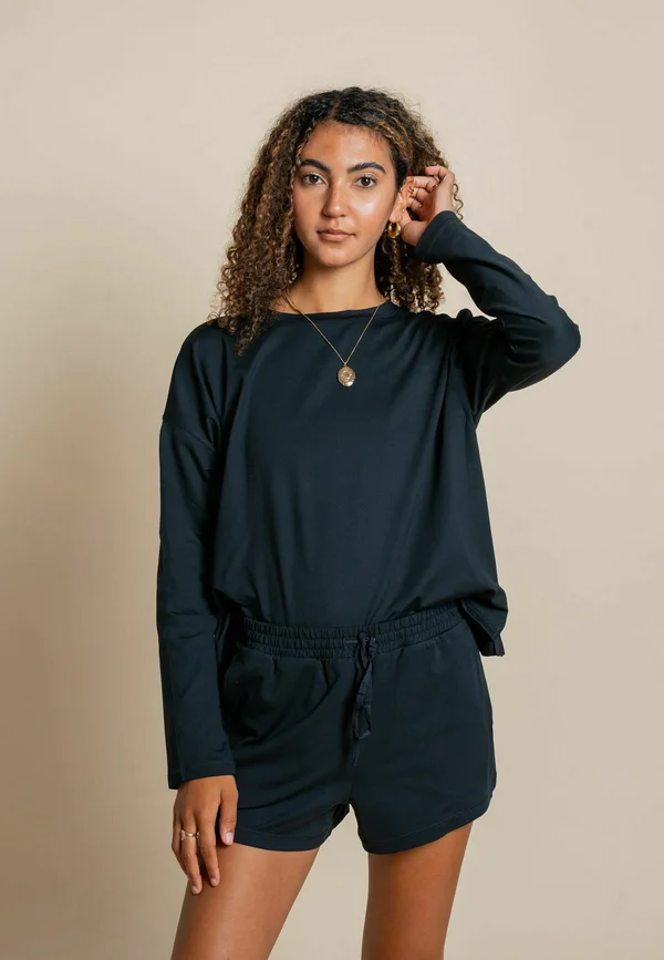LONG SLEEVE - Long sleeved top - black
