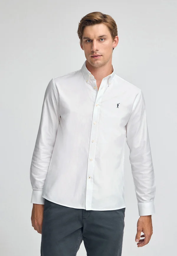 LONG SLEEVE REGULAR FIT OXFORD M LS RF B-C OS RIGBY GO O - Shirt - white