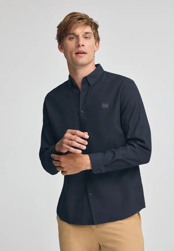 LONG SLEEVE REGULAR FIT  - Shirt - navy