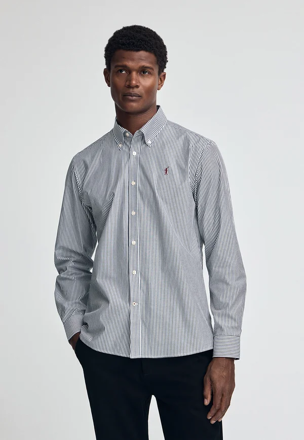 LONG SLEEVE STRIPES GO POP - Shirt - navy