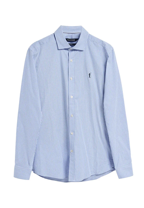 LONG SLEEVE VICHY - Shirt - blue