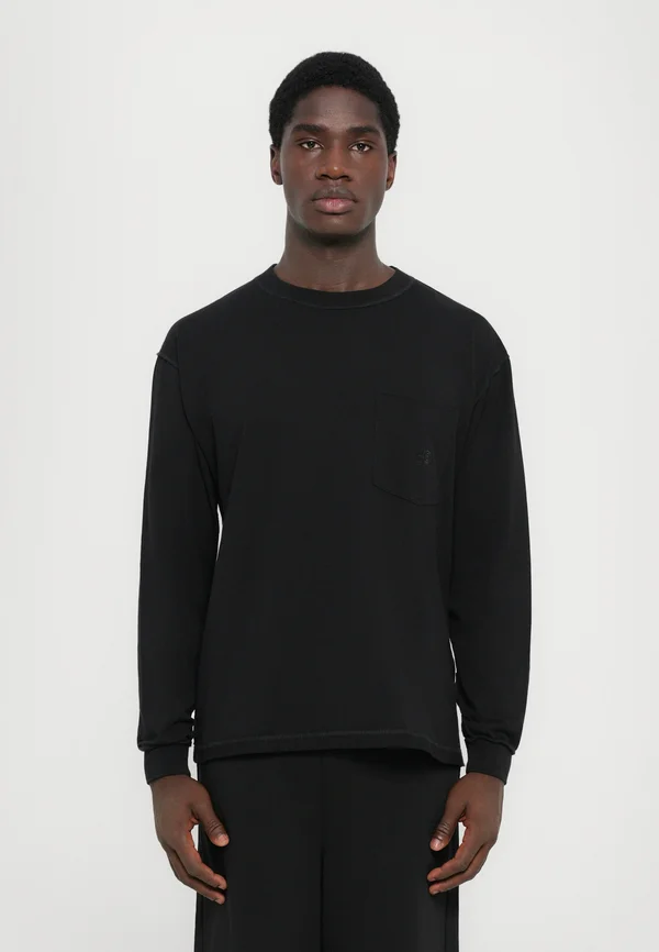 LONG SLEEVED - Long sleeved top - black