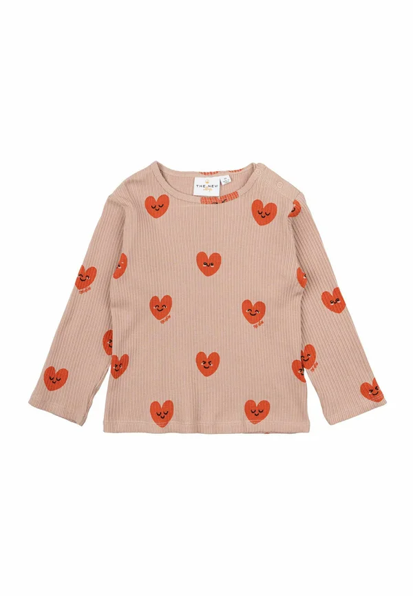 Long sleeved top - adobe rose