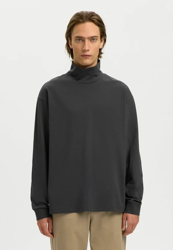 Long sleeved top - asphalt