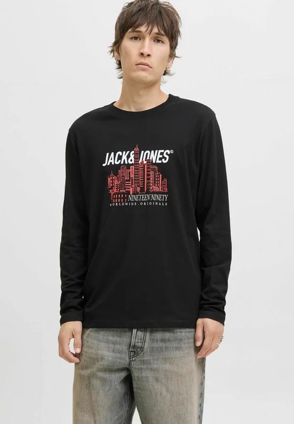 Long sleeved top - black