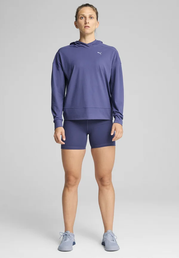 Long sleeved top - blue crystal