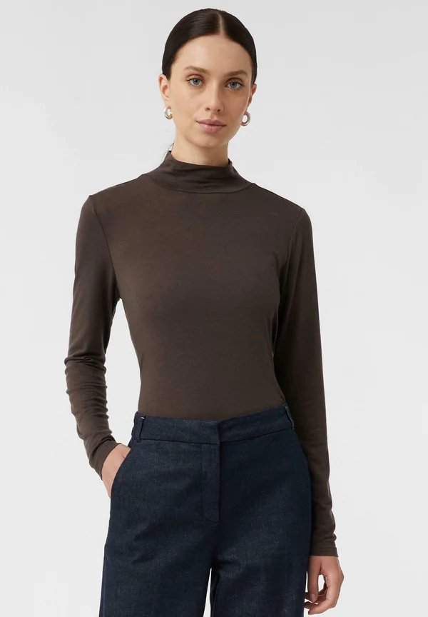 Long sleeved top - braun