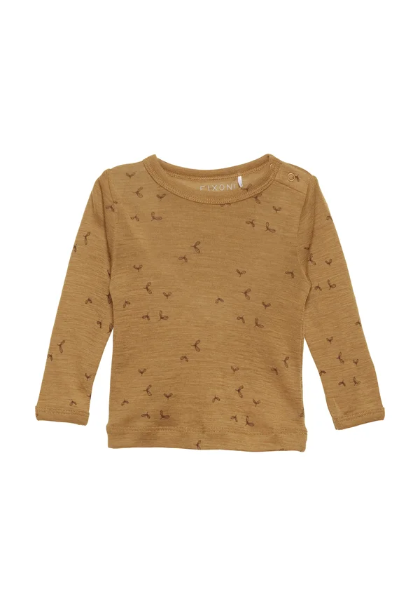 Long sleeved top - brown sugar