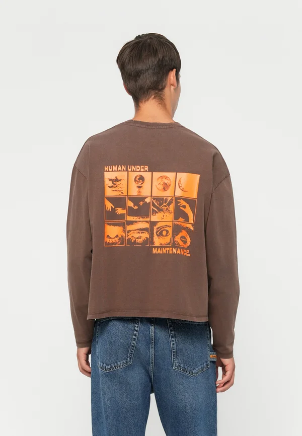 Long sleeved top - coffee bean