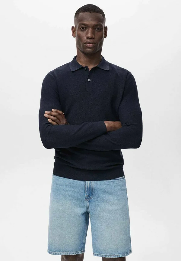 Long sleeved top - dark blue