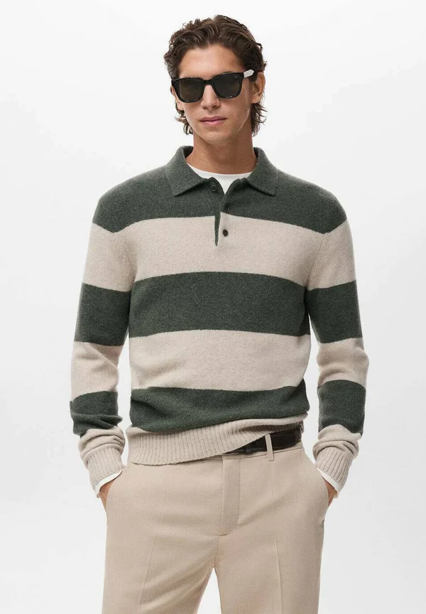 Long sleeved top - dark green