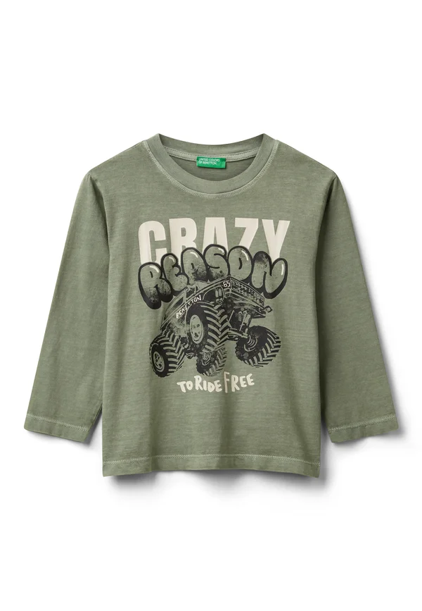 Long sleeved top - green