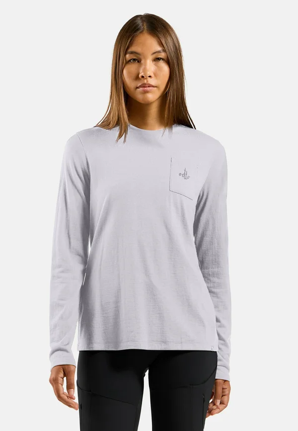 Long sleeved top - misty lilac