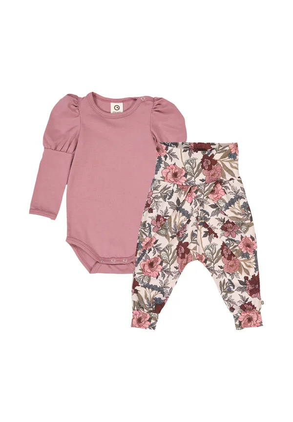 Long sleeved top - nightingale root/nostalgia rose