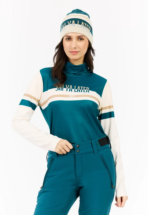 Long sleeved top - rainstorm blue