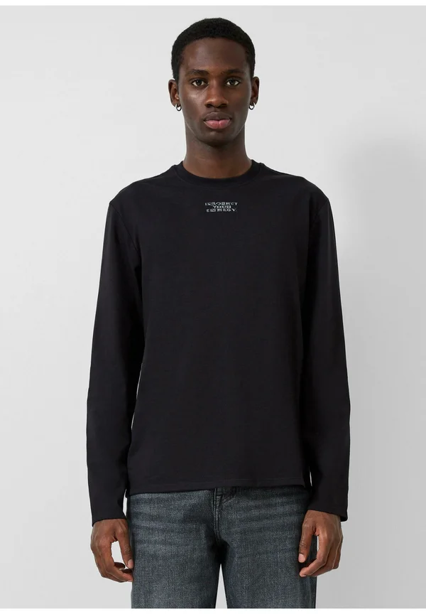 Long sleeved top - schwarz