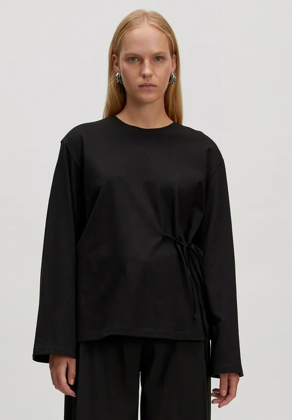 Long sleeved top - schwarz