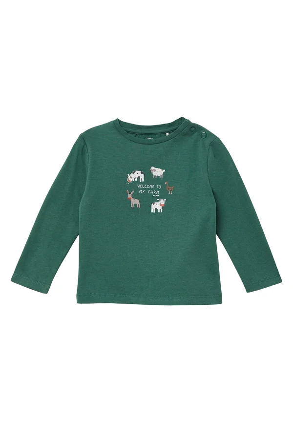 Long sleeved top - tannengrün