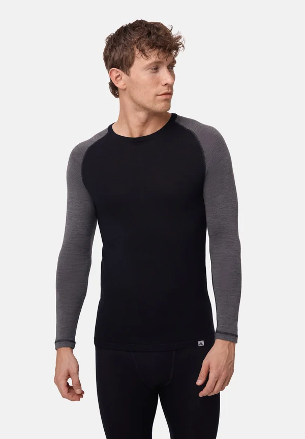LONG SLEEVED - Undershirt - black grey