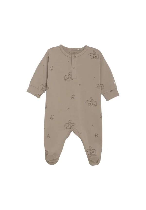 LONG SLEEVES - Sleep suit - mocha meringue
