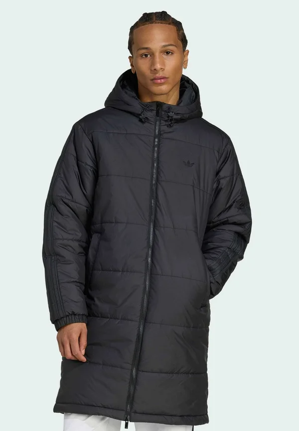 LONG - Winter coat - black black black black