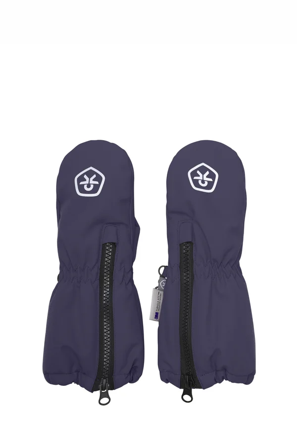 LONG WITH ZIPPER - Mittens - graystone