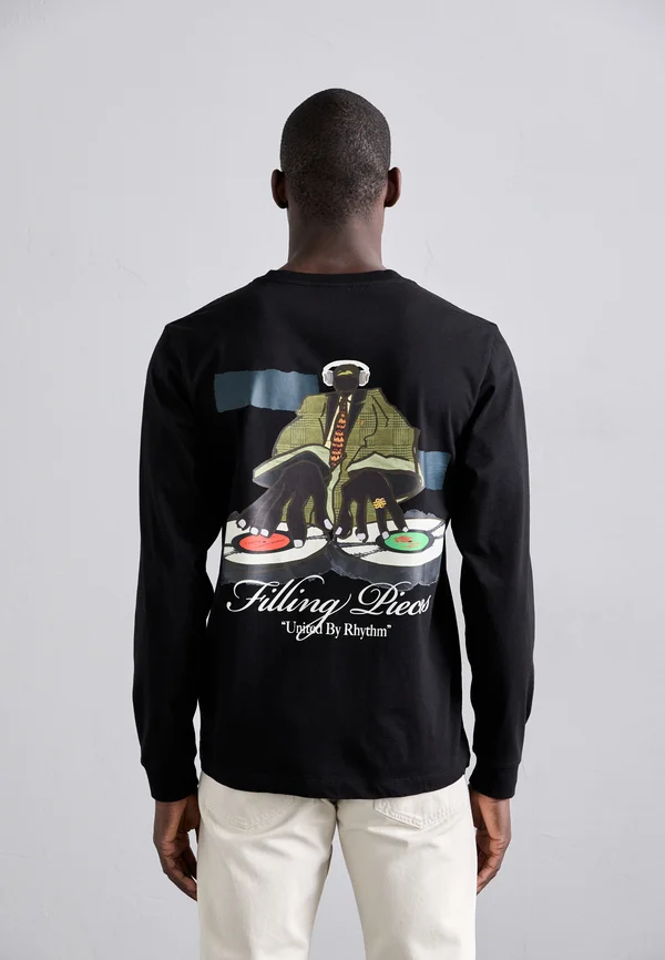 LONGSLEEVE  - Long sleeved top - black