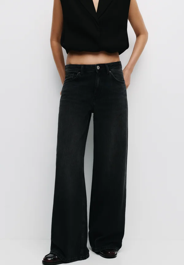 LOOSE  - Relaxed fit jeans - black