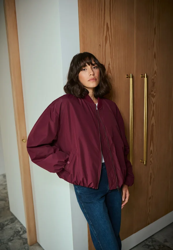 LORENA - Bomber Jacket - windsor wine