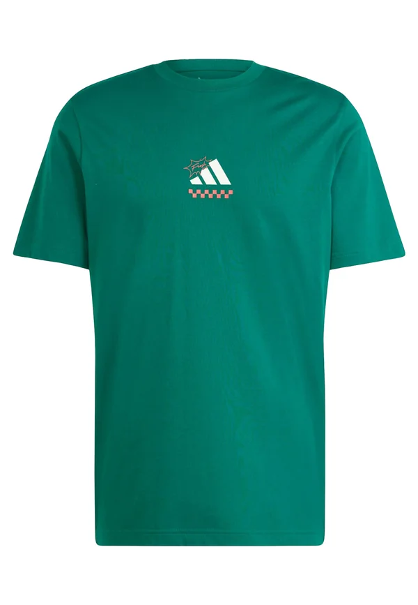 LOUNGE PIZZA GRAPHIC - Print T-shirt - collegiate green