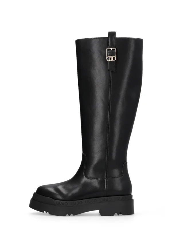 LOVE  - Platform boots - black