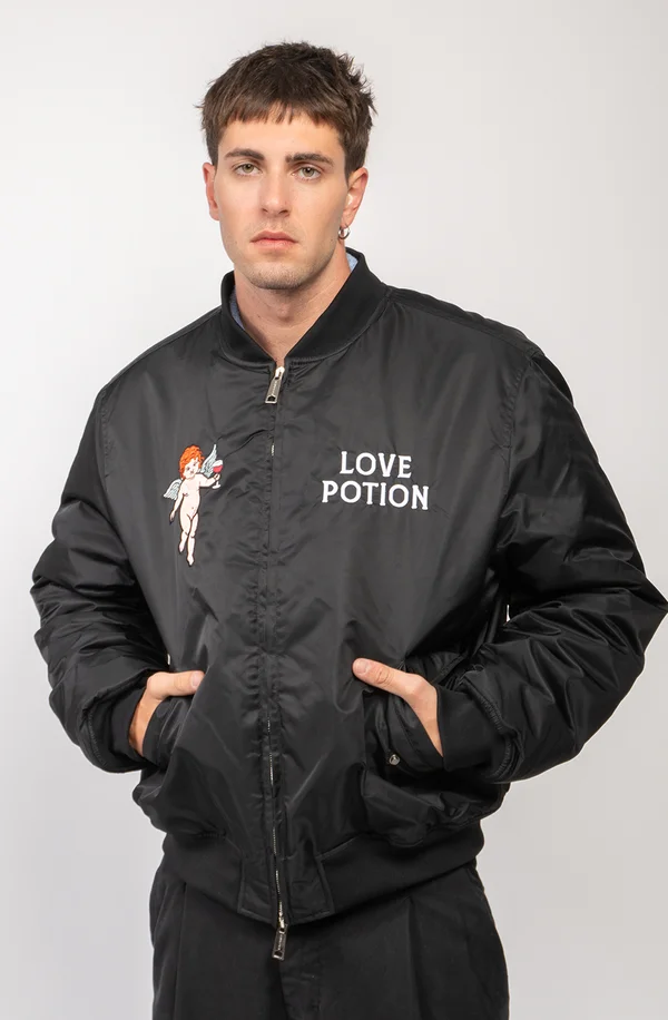 LOVE POTION UNISEX - Bomber Jacket - black