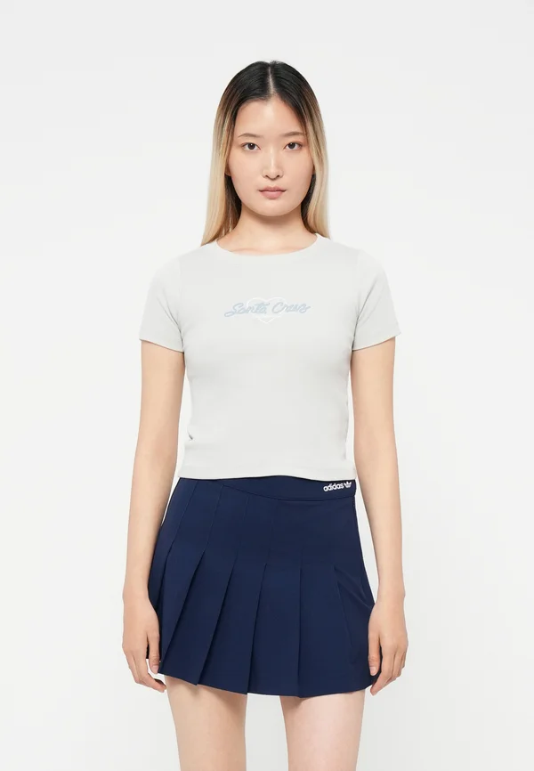 LOVE SCRIPT FRONT - Print T-shirt - mist