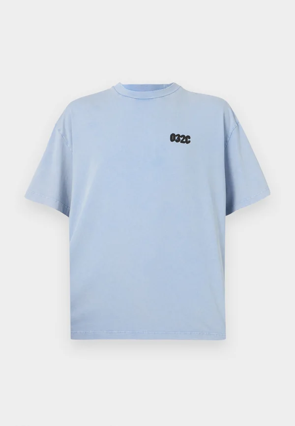 LOVES UNISEX - Print T-shirt - faded light blue