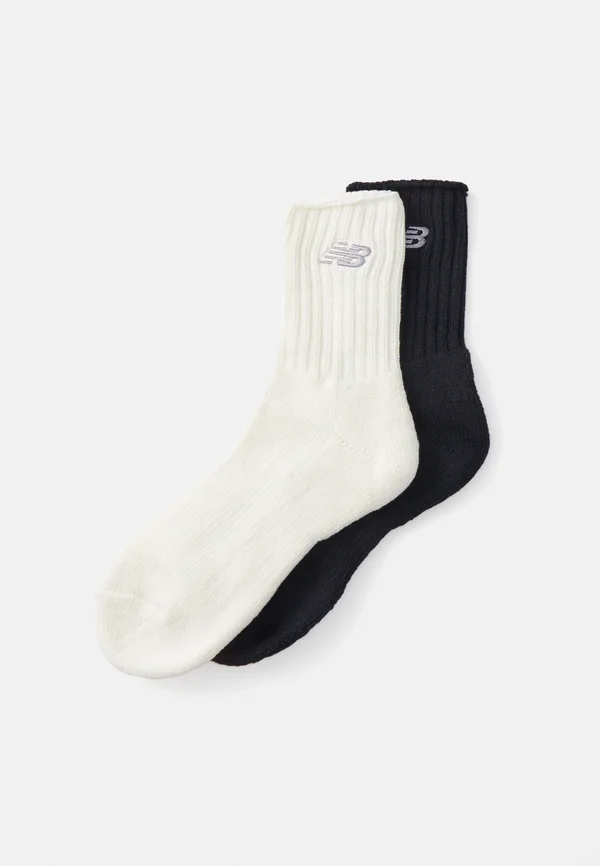 LOW GAUGE RELAXED ANKLE UNISEX 2 PACK - Socks - black/white