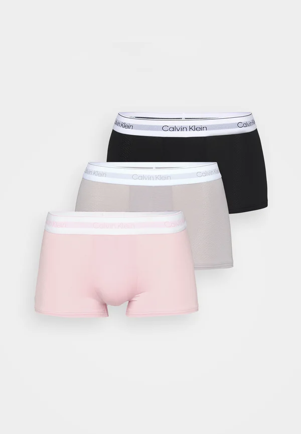 LOW RISE TRUNK 3 PACK - Trunks - black/buff pink/ash
