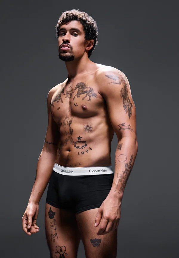 LOW RISE TRUNK ICON STRETCH 3 PACK - Trunks - black