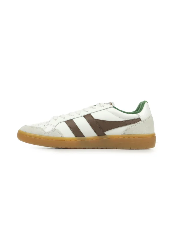 LOW SNEAKER EAGLE - Trainers - white otter/evergreen gum