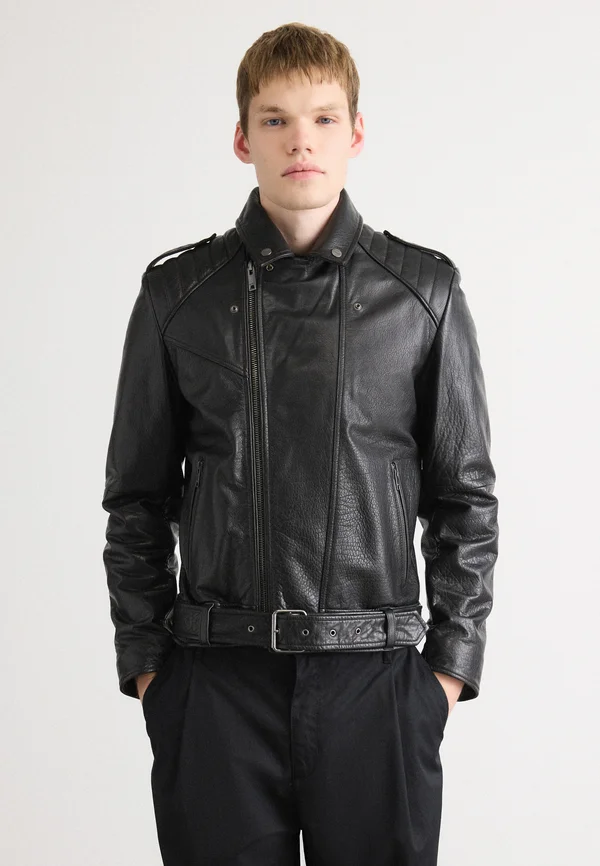 LOWIS - Leather jacket - black