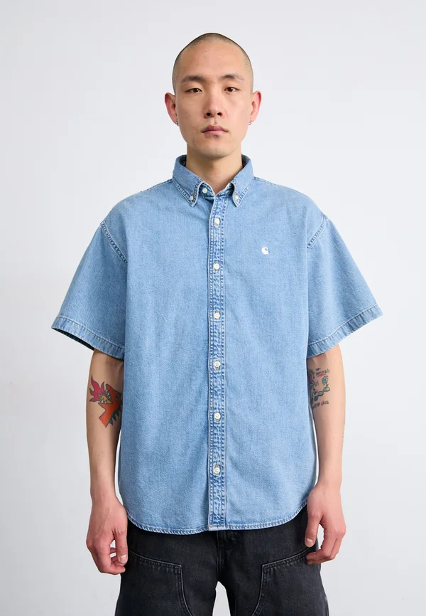 LUCAS SHIRT - Shirt - blue bleached