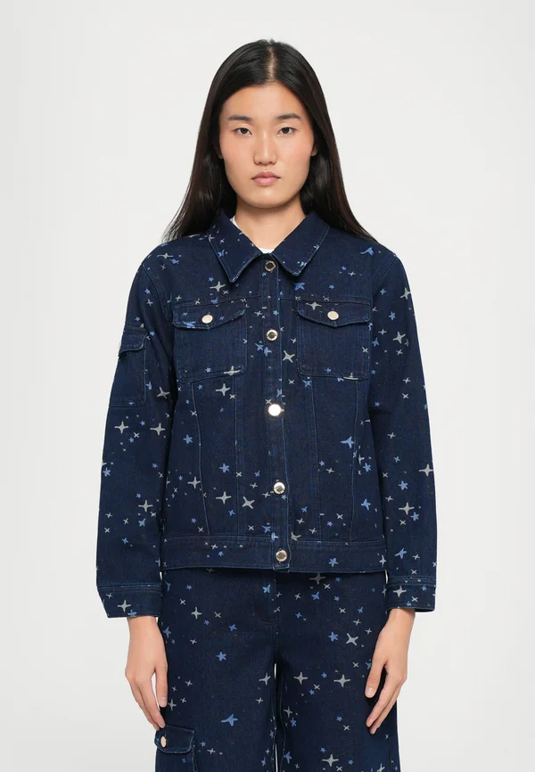 LUCCA JACKET - Denim jacket - dark blue