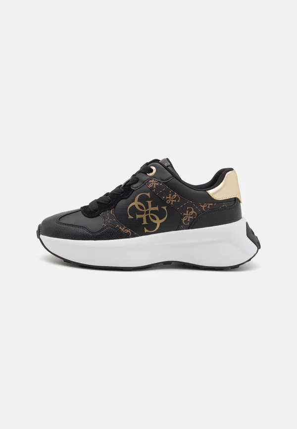 LUCKEI - Trainers - black/brown