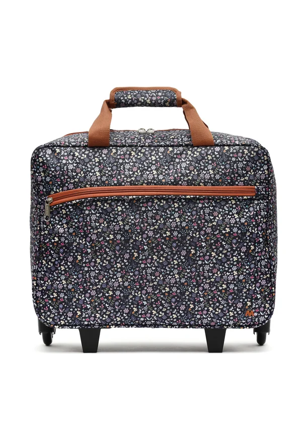 Luggage - brown green pink