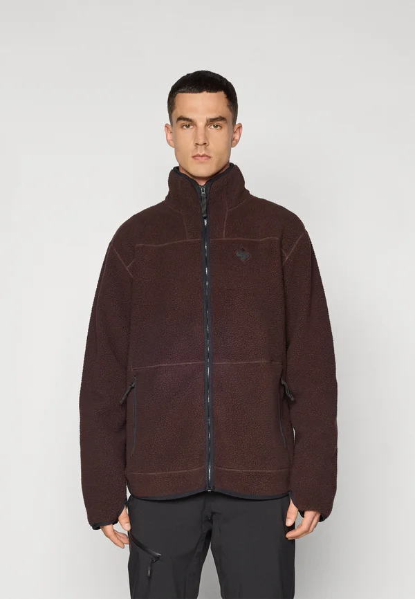 LUMBERJACK JACKET - Fleece jacket - brown