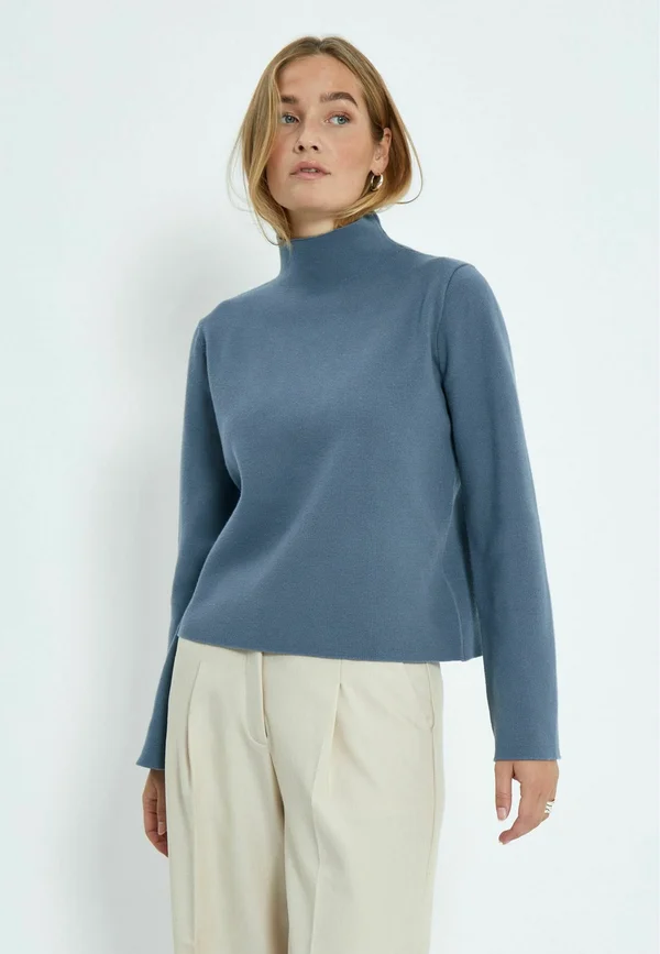 LUPI HIGH NECK - Jumper - citadel blue