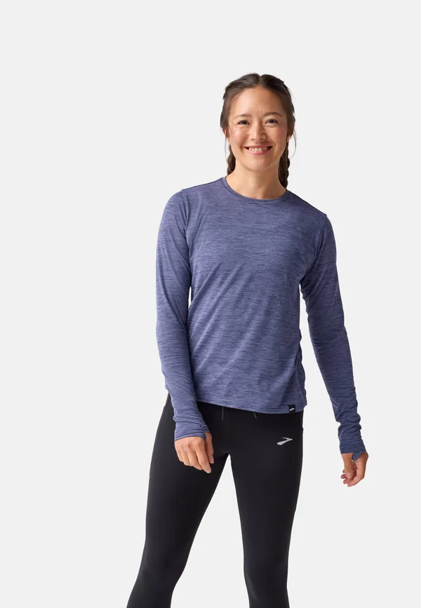 LUXE - Long sleeved top - htr nightshadow