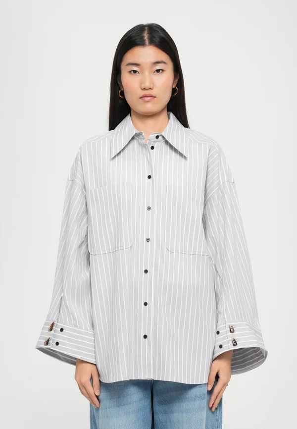 LYNNE - Button-down blouse - charcoal