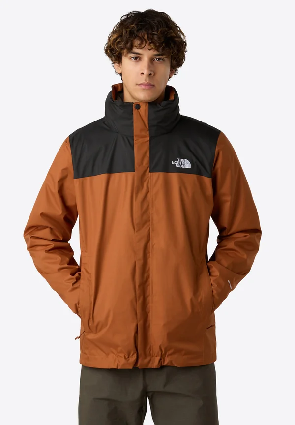M EVOLVE II TRICLIMATE JACKET - EU - Hardshell jacket - burnt umber asphalt gre